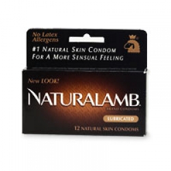 Trojan Naturalamb Lubricated Condoms, Natural Skin