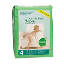 Seventh Generation Chlorine Free Diapers, Stage 4 22-37 lbs. 120 per case
