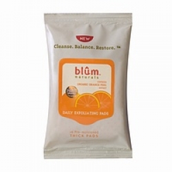 Blum Naturals Daily Exfoliating Pads, Organic Orange