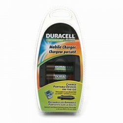 Duracell Pre-Charged Rechargeable Mobile Charger with Batteries