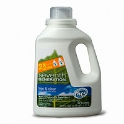 Seventh Generation Natural Laundry Detergent, Free & Clear, 2x Ultra