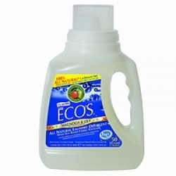 Earth Friendly Products ECOS Ultra Concentrated 2X Laundry Liquid Soy Base Fabric Softener Magnolia Lily