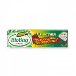 BioBag Tall Kitchen Bio Bags, 13 Gallon