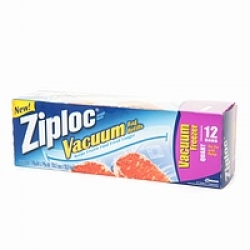 Ziploc Vacuum Bags, Quart