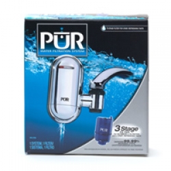 PUR Ultimate Faucet Filtration System, Chrome, 3-Stage