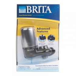 Brita Faucet Filtration System, On Tap Chrome and Black