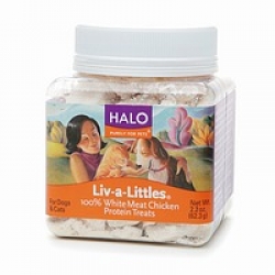 Halo Liv-a-Littles, 100% White Meat Chicken Protein Treats