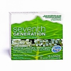 Seventh Generation Natural Laundry Detergent Powder, White Flower & Bergamot Citrus Scent