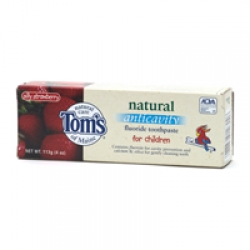 Tom's of Maine Natural Anticavity Fluoride Toothpaste For Children, Silly Strawberry