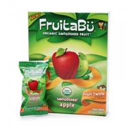 Stretch Island FruitaBu Organic Smooshed Fruit Twirls, Strawberry