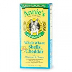 Annie's Homegrown Whole Wheat Shells & White Cheddar