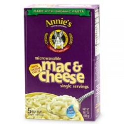 Annie's Homegrown Microwavable Mac & Cheese, White Cheddar Cheese