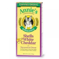 Annie's Homegrown Organic Shells & White Cheddar