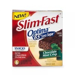 Slim Fast Optima Cookie Snack Bar, Chocolate Mint Crisp