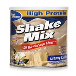 Carb Solutions High Protein Shake Mix for Low Carb Diets, Creamy Vanilla