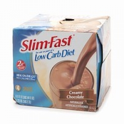 Slim Fast Low Carb Low-Carb Meal on-the-go Shake, Creamy Chocolate