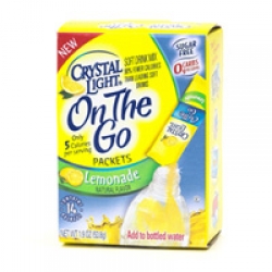 Crystal Light On The Go Packets, Lemonade