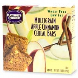 Nature's Choice Multigrain Cereal Bars, Apple Cinnamon