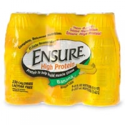 Ensure High Protein Complete Balanced Nutrition Drink, 8 fl oz bottles, Banana