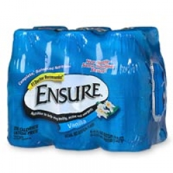 Ensure Complete Balanced Nutrition Drink, 8 fl oz bottles, Vanilla
