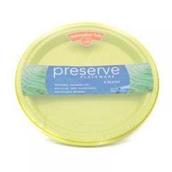 Preserve Plateware Plates, Large, Pear Green