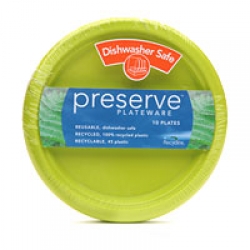 Preserve Plateware Plates, Small, Pear Green