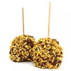 Bouquet of Fruits Jumbo Cranberry Walnut Chocolate Caramel Apples