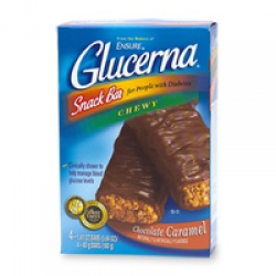 Glucerna Snack Bar for People with Diabetes, Chocolate Caramel