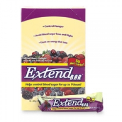 Extend Bar Appetite & Blood Sugar Management Bar, Mixed Berry Delight