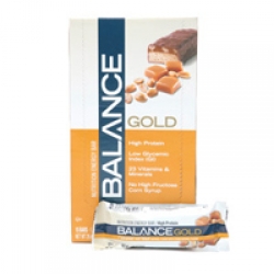 BALANCE Bar Gold Triple Layer Energy Bar, Gold Caramel Nut Blast