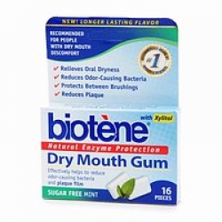 Biotene Dry Mouth Gum, Sugar Free Mint