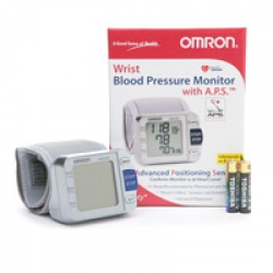 Omron Wrist Blood Pressure Monitor with A.P.S., Model HEM 650