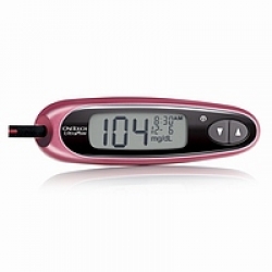 OneTouch UltraMini Glucose Monitoring System, Pink Glow