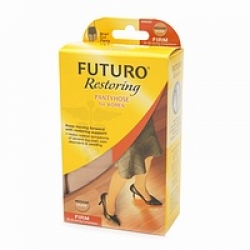 FUTURO Restoring Pantyhose for Women, Firm Medium Nude