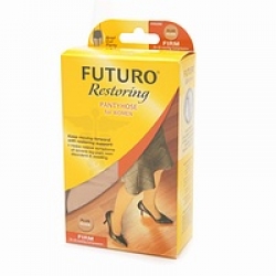 FUTURO Restoring Pantyhose for Women, Firm Plus Nude