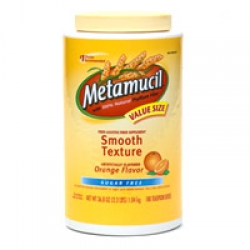 Metamucil Sugar Free Psyllium Fiber, Smooth Texture, Orange 36.8 oz (1.05 kg)