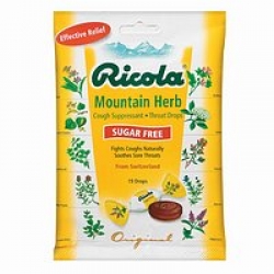 Ricola Swiss Herb Throat Drops, Sugar Free Mountain Herbs