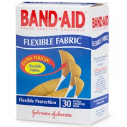 Band-Aid Flexible Fabric Adhesive Bandages, Assorted