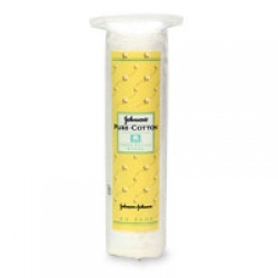 Johnson & Johnson Pure Cotton Cosmetic Rounds, Non-Chlorine Bleached