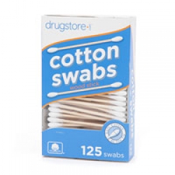 Cotton Swabs, Wood Sticks
