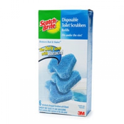 Scotch-Brite Disposable Toilet Bowl Scrubber Refills, Fresh Scent