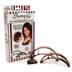 Bumpits Hair Volumizing Leave-In Inserts, Dark Brown/Black