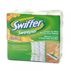 Swiffer Sweeper, Dry Sweeping Cloths with Febreze, Citrus & Light