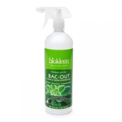 Bi-O-Kleen Bac-Out Stain & Odor Eliminator with Live Enzyme Cultures Foaming Action Sprayer