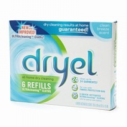 Dryel Refill Cloths, Clean Breeze