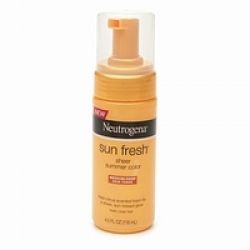 Neutrogena Sun Fresh Foam, Medium/Deep