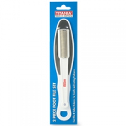 Titania Foot File Set, 2-Piece
