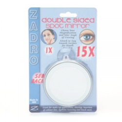 Zadro Double Sided, Spot Mirror 1x - 15x