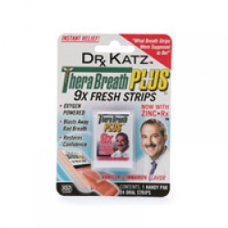 Thera Breath Plus 9x Fresh Strips, Vanilla Cinnamon Flavor