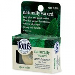 Tom's of Maine Naturally Waxed Flat Floss